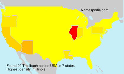 Surname Tittelbach in USA