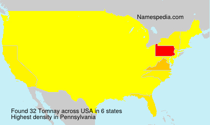 Surname Tomnay in USA