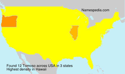 Surname Tomoso in USA