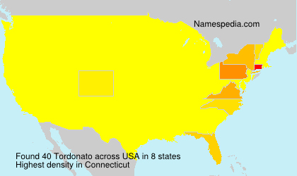 Surname Tordonato in USA