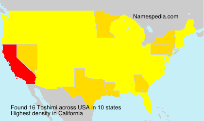 Surname Toshimi in USA