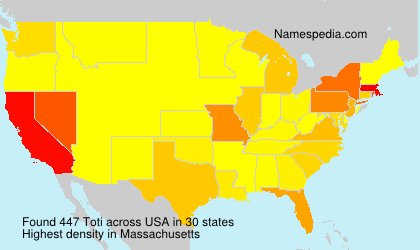 Surname Toti in USA