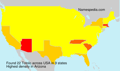 Surname Totolo in USA
