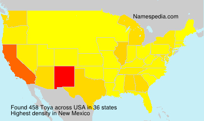 Surname Toya in USA