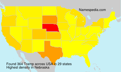 Surname Tramp in USA