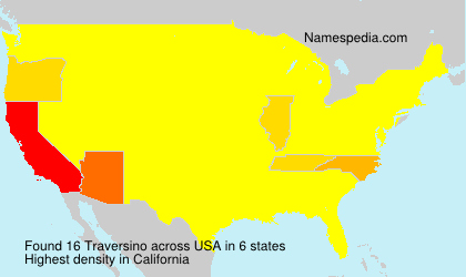 Surname Traversino in USA