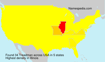 Surname Treadman in USA