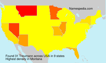 Surname Treumann in USA