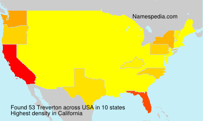 Surname Treverton in USA