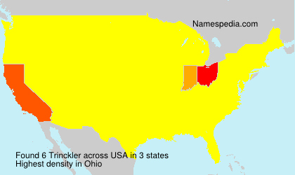 Surname Trinckler in USA