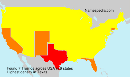 Surname Trujillos in USA