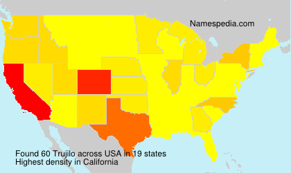 Surname Trujilo in USA