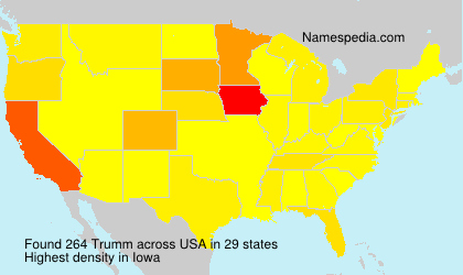 Surname Trumm in USA