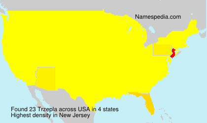 Surname Trzepla in USA