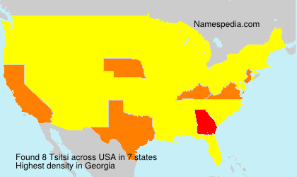 Surname Tsitsi in USA
