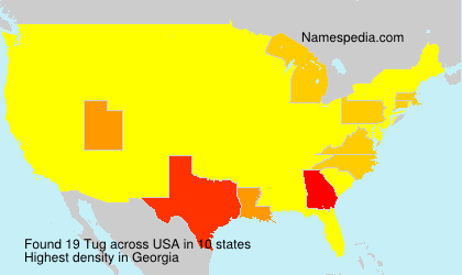 Surname Tug in USA