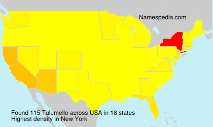 Surname Tulumello in USA