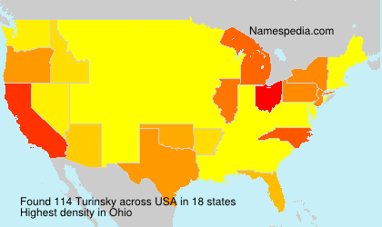 Surname Turinsky in USA