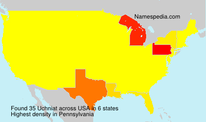 Surname Uchniat in USA