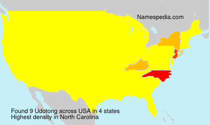 Surname Udotong in USA