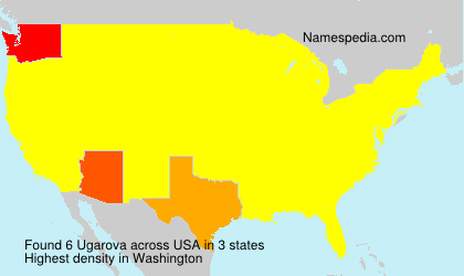 Surname Ugarova in USA