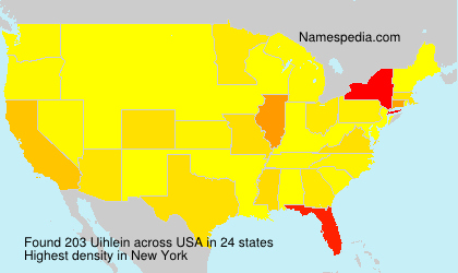 Surname Uihlein in USA