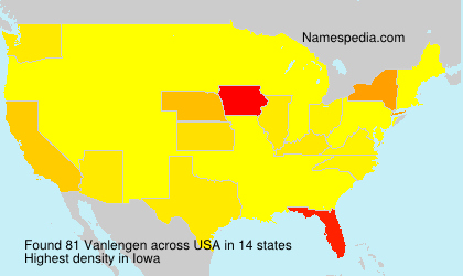 Surname Vanlengen in USA