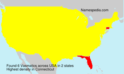 Surname Vasmatics in USA