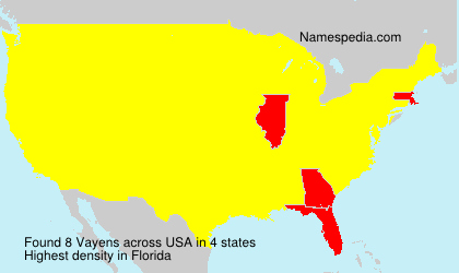 Surname Vayens in USA