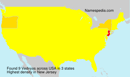 Surname Vedvyas in USA
