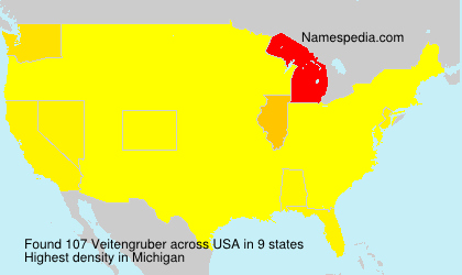 Surname Veitengruber in USA