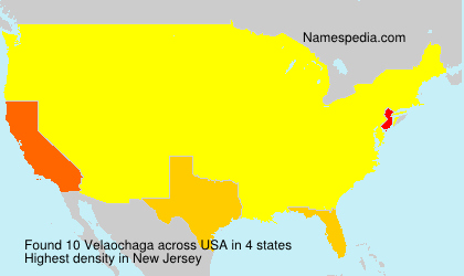 Surname Velaochaga in USA