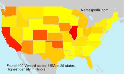 Surname Venard in USA