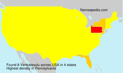 Surname Venkatesulu in USA