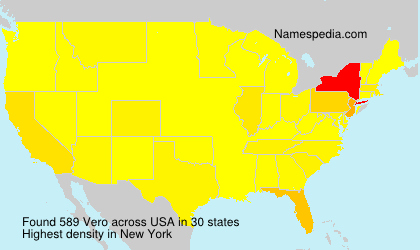Surname Vero in USA
