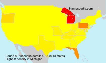 Surname Viazanko in USA