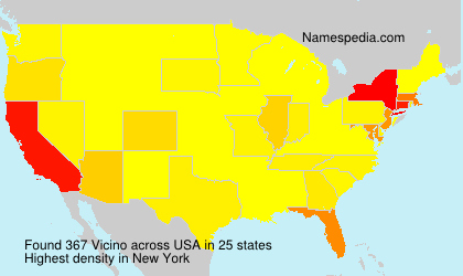 Surname Vicino in USA