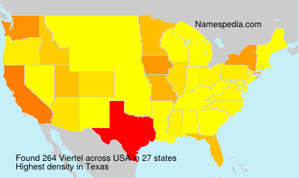 Surname Viertel in USA