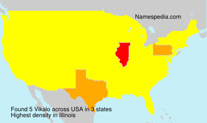 Surname Vikalo in USA