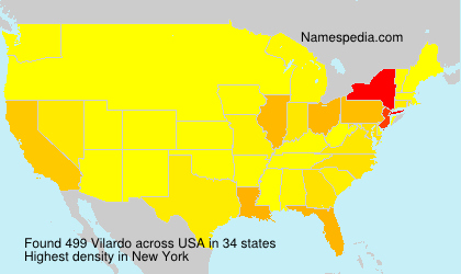 Surname Vilardo in USA