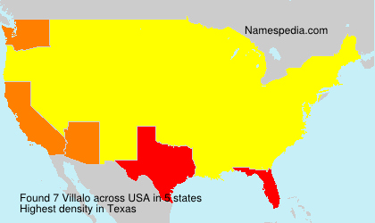 Surname Villalo in USA