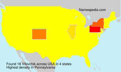 Surname Vilovchik in USA