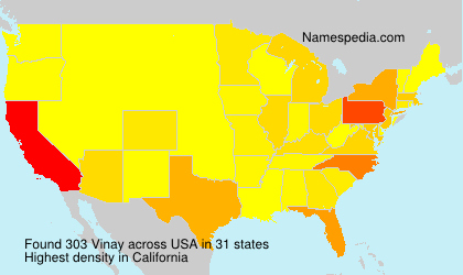 Surname Vinay in USA