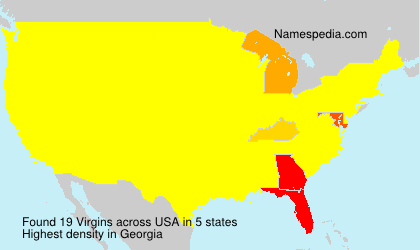 Surname Virgins in USA