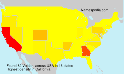 Surname Vojdani in USA