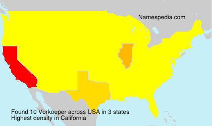 Surname Vorkoeper in USA