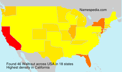 Surname Waltraut in USA