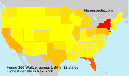 Surname Waltzer in USA