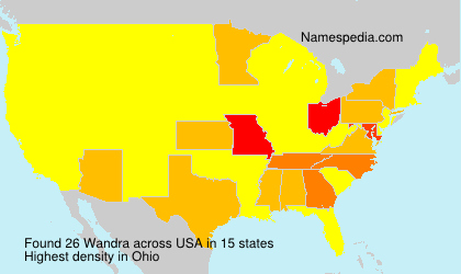 Surname Wandra in USA