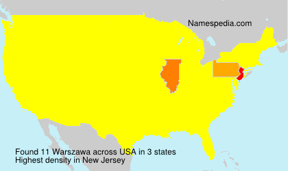 Surname Warszawa in USA